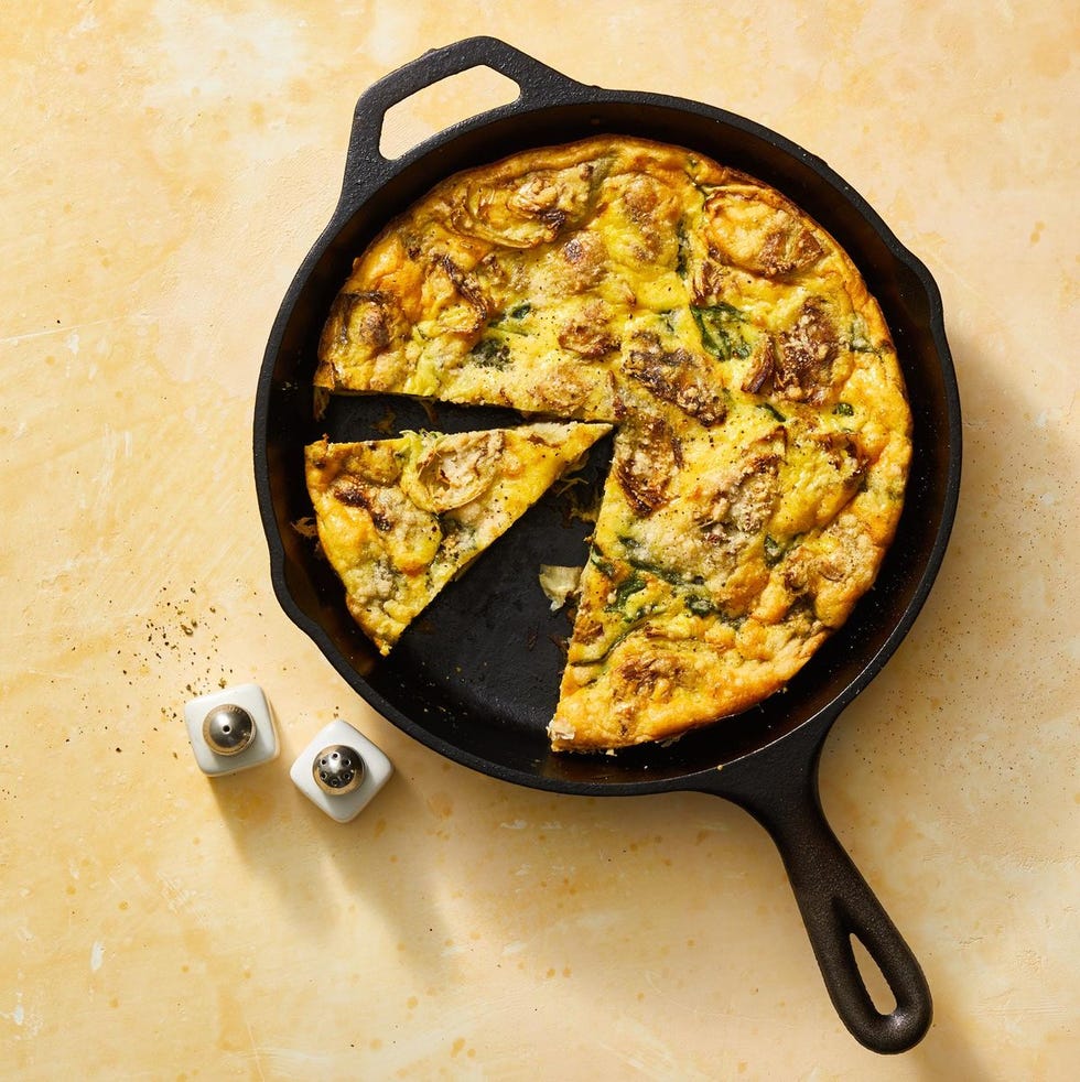 spinach and artichoke frittata