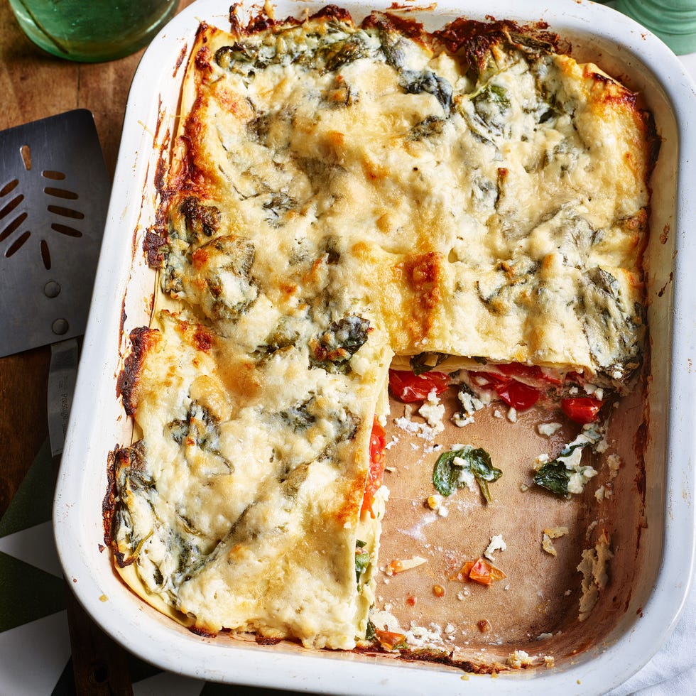 spinach and feta lasagne