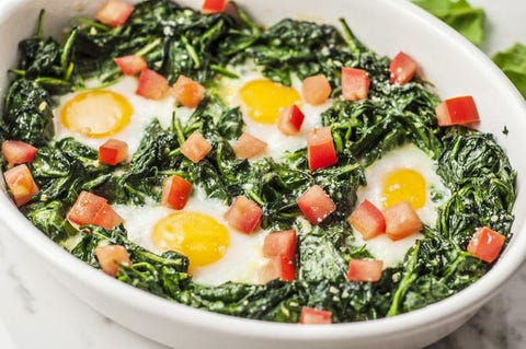 spinach parmesan eggs