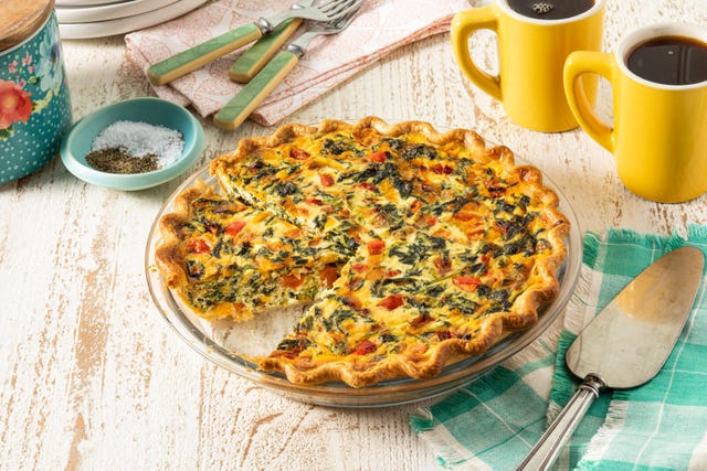 Easy Spinach Quiche Recipe - How to Make Spinach Quiche