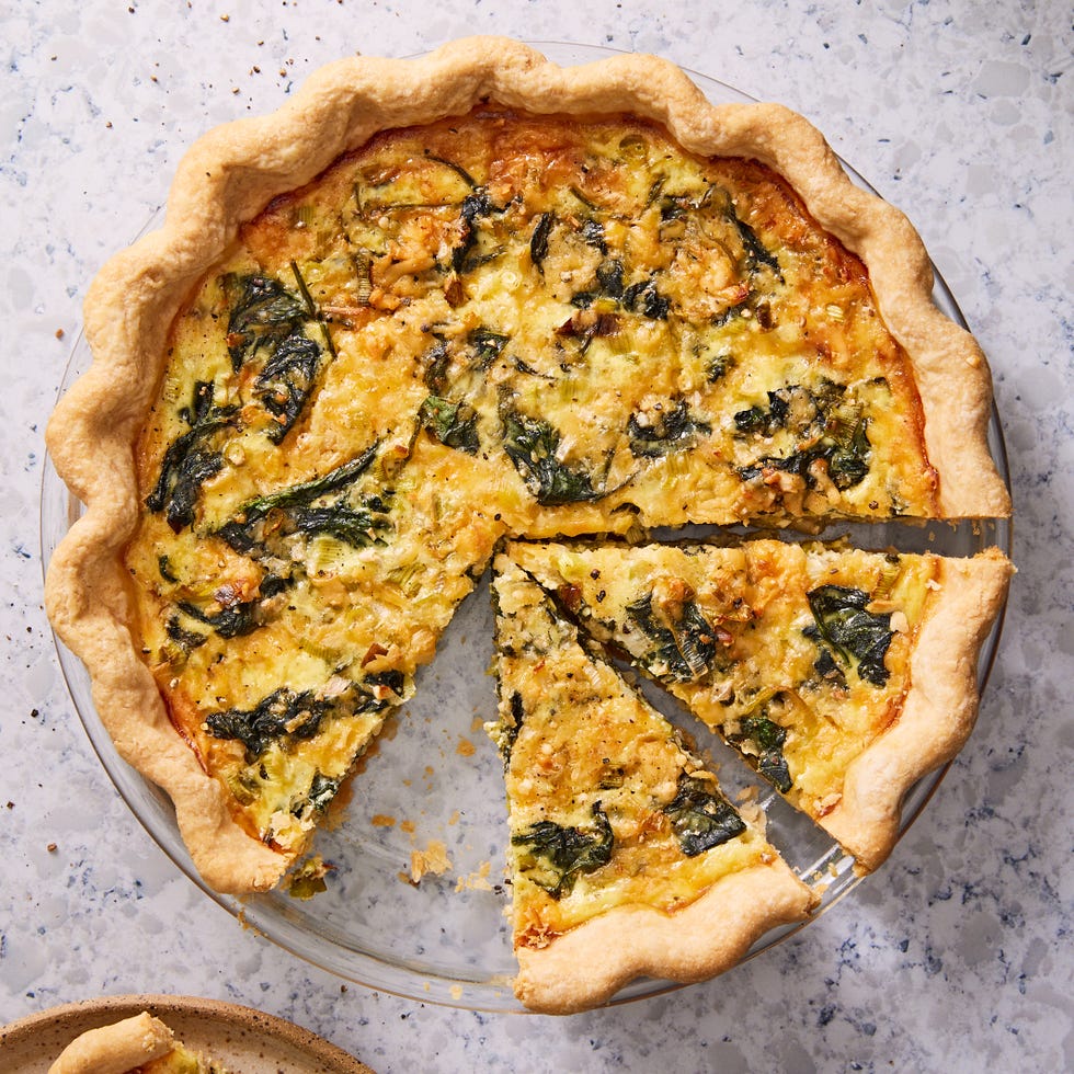 Spinach & Cheese Quiche Recipe - How To Make A Spinach Quiche