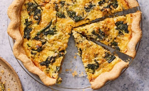 spinach cheese quiche