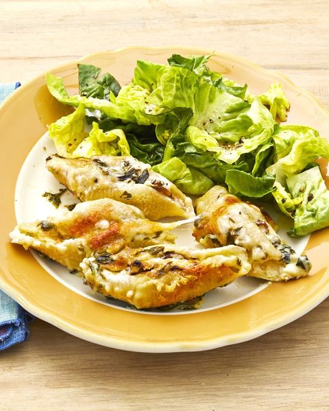 spinach recipes spinach and mushroom stuffed shells