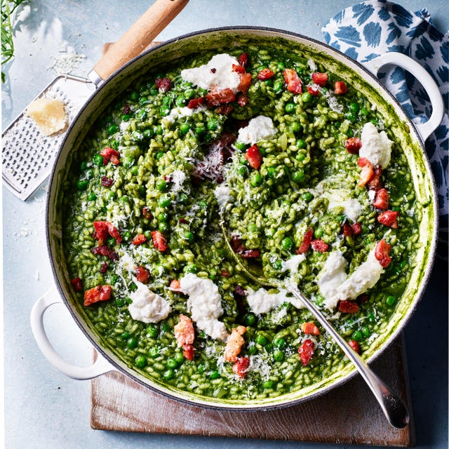 spinach risotto