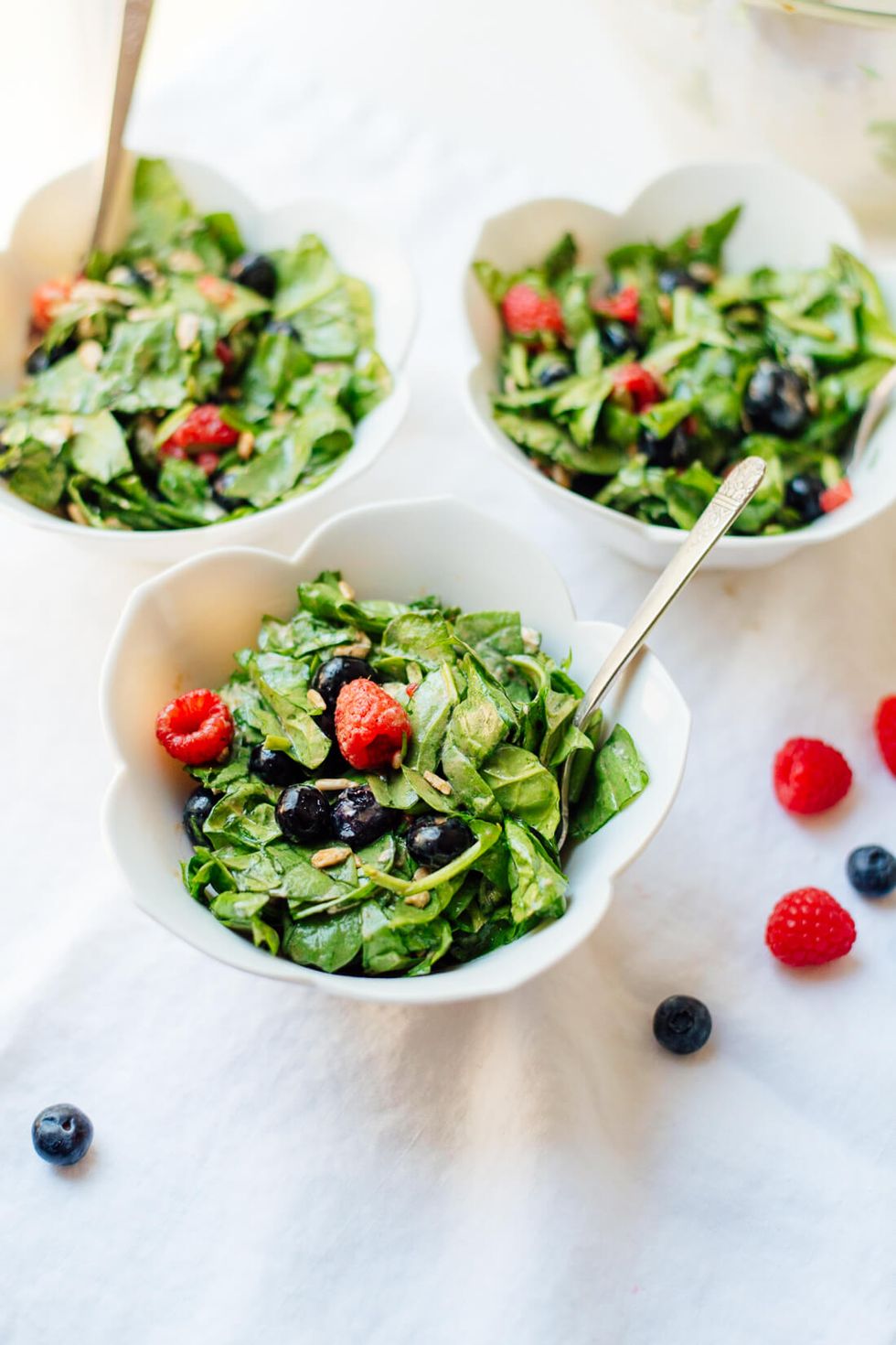 Fall Quinoa Spinach Salad - Eating Bird Food
