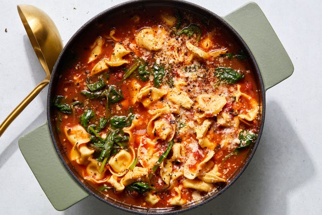 spinach tortellini soup
