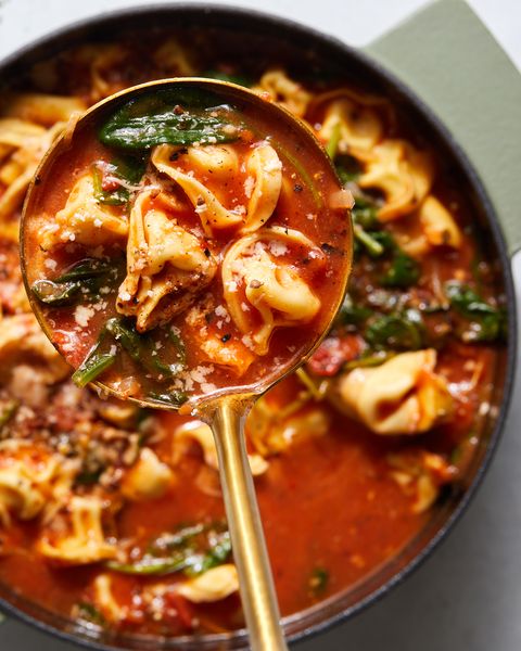 spinach tortellini soup