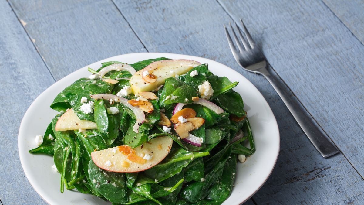preview for Spinach, Apples and Feta Are A Salad Match Made In Heaven