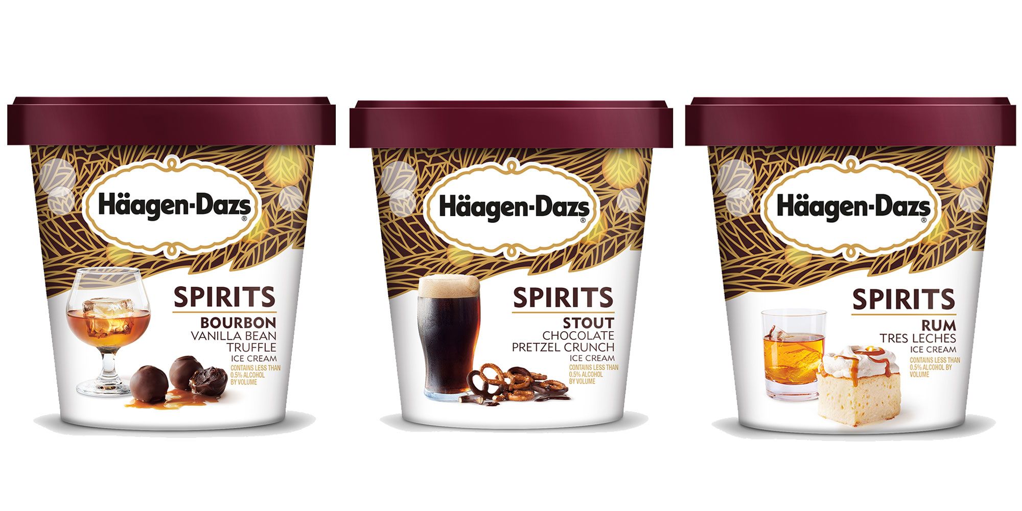 Haagen-Dazs Boozy Ice Cream Line - Haagen-Dazs Spirits Collection