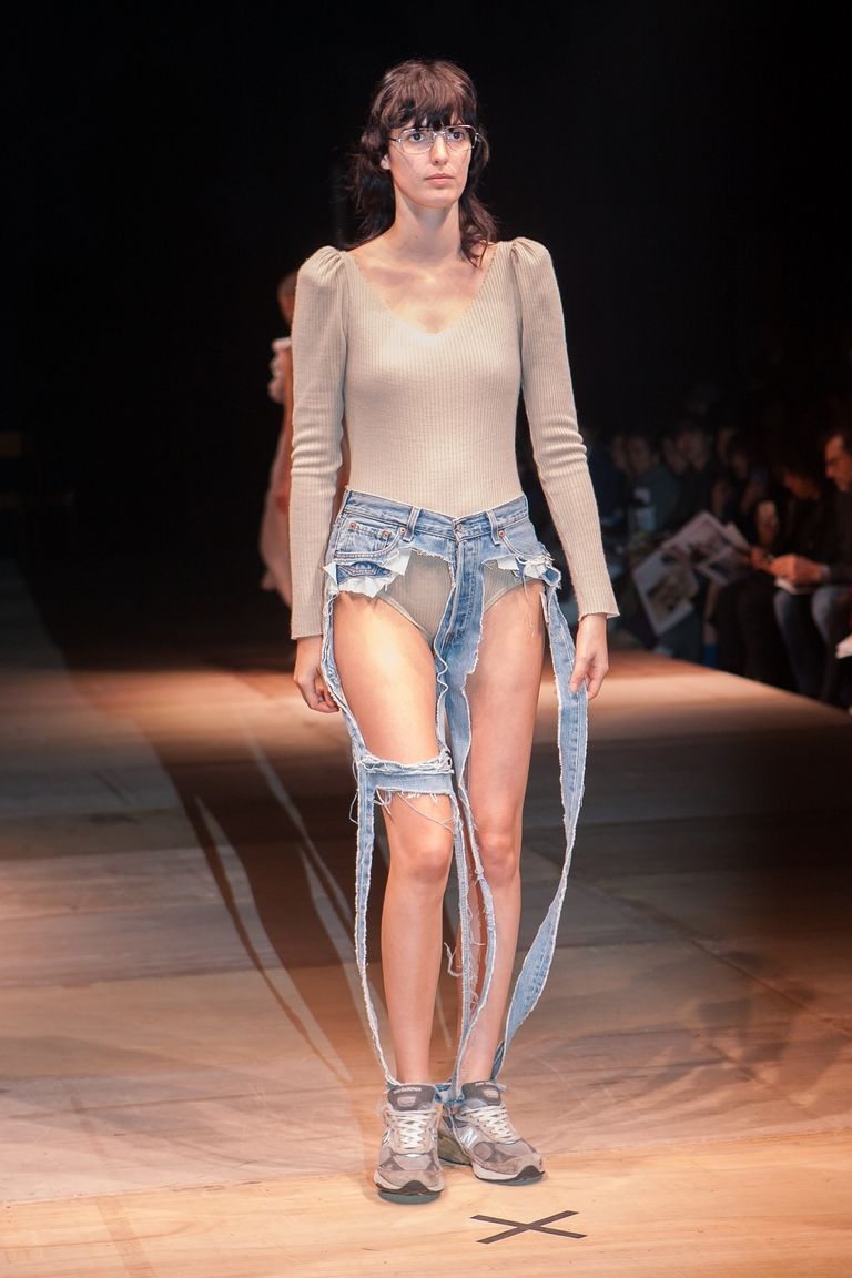 Denim Thong Jeans – 1XBLUE