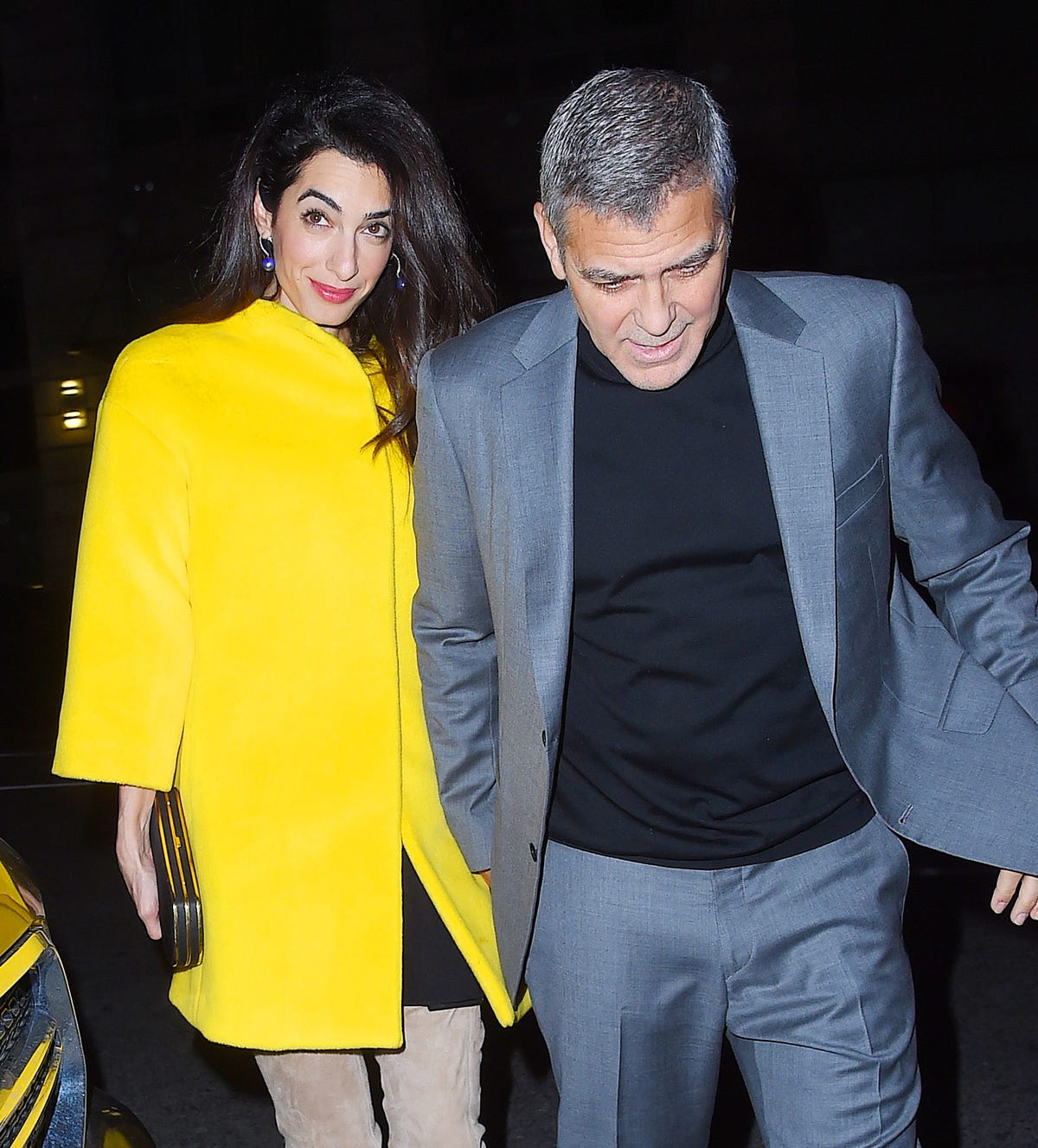 George and Amal Clooney New York City Date Night - Amal Clooney and ...