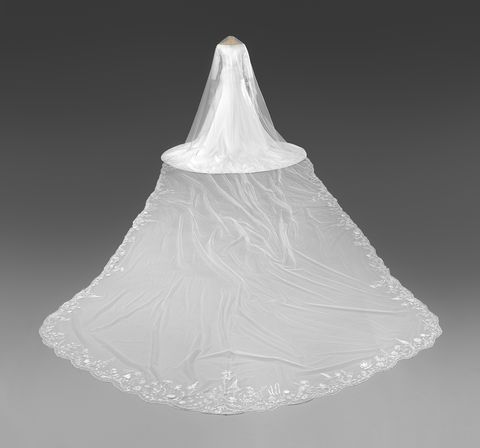 Veil, Bridal accessory, Cone, Fashion accessory, Bridal veil, 