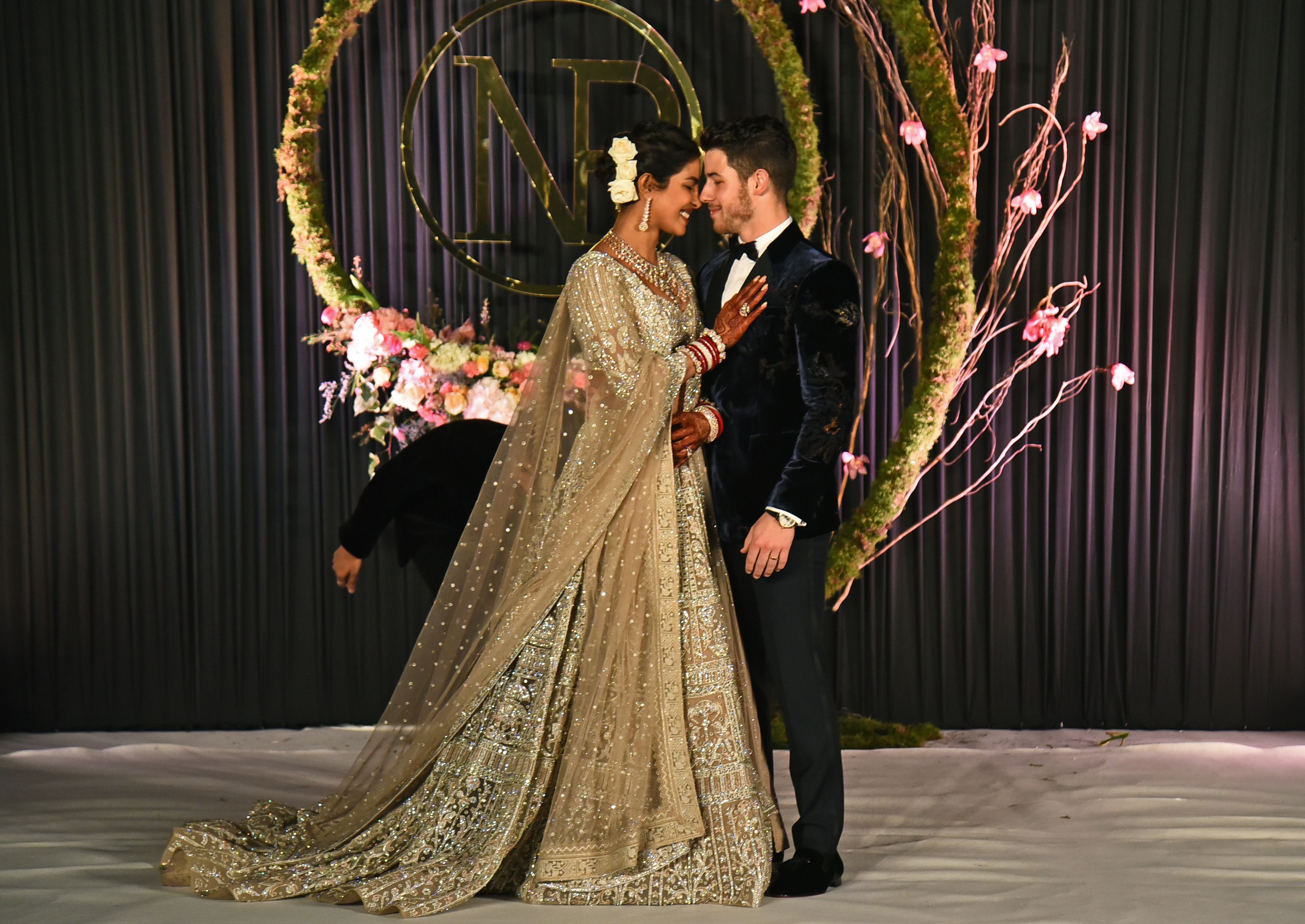 Priyanka Chopras Wedding Reception Look Took 12000 Hours to Create  E  Online