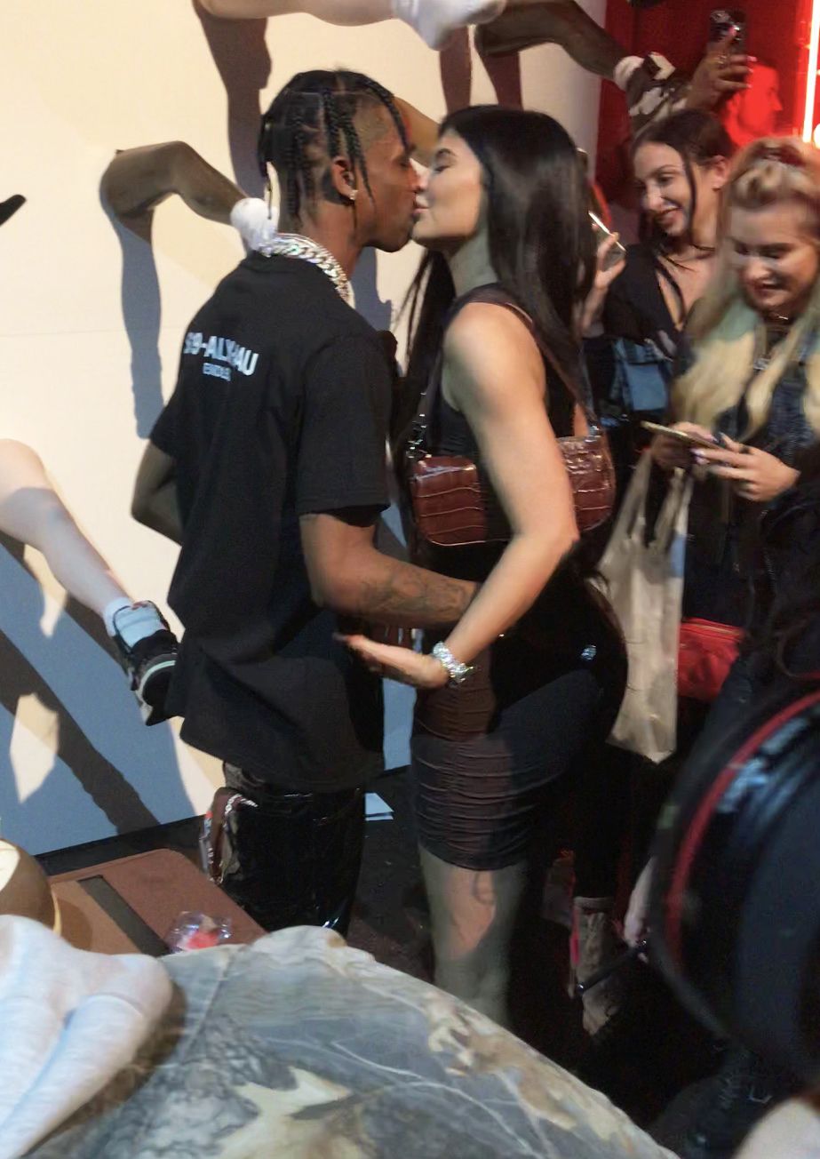 Kylie Jenner Gave Travis Scott a Tattoo During His Birthday Party