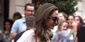 Angelina Jolie Leaving The Crillon