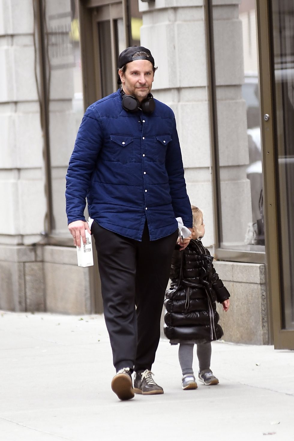 Bradley Cooper in a Madewell Shirt Jacket in March 2020