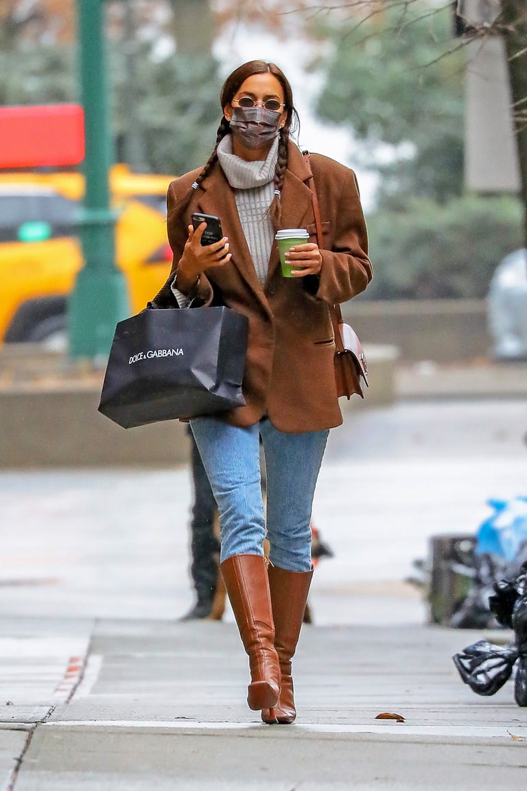 Irina Shayk Wears Three Chic Coats in New York City