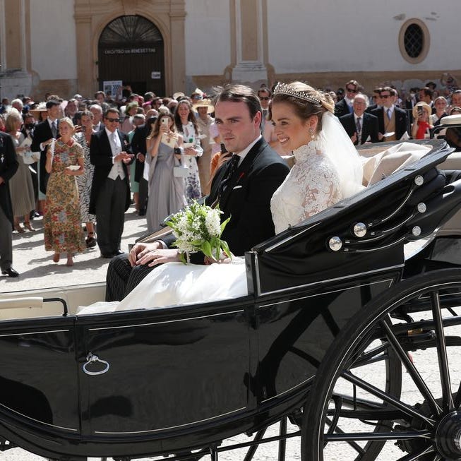 what is the significance of the wedding between bourbon-two sicilies scion and spanish duchess