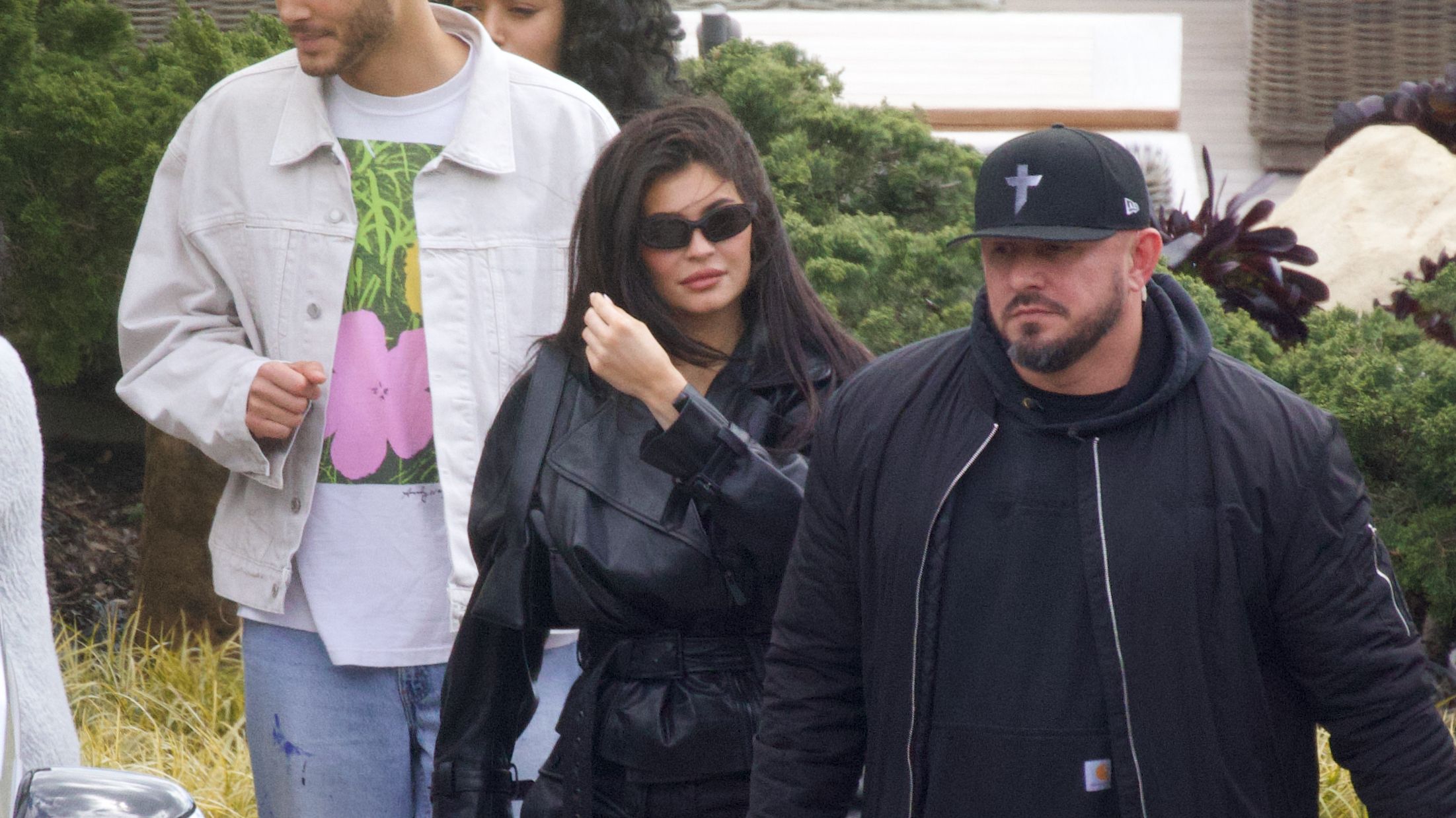 Kylie Jenner Puts a Feminine Spin on a Very 'Matrix'-esque Look