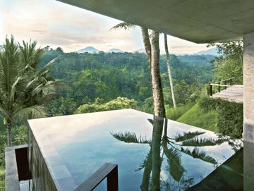 Infinity pool in Bali, by architect Cheong Yew Kuan