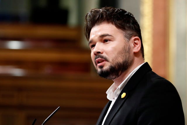 el político gabriel rufián