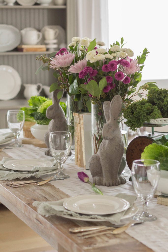 a vase with flowers on a table