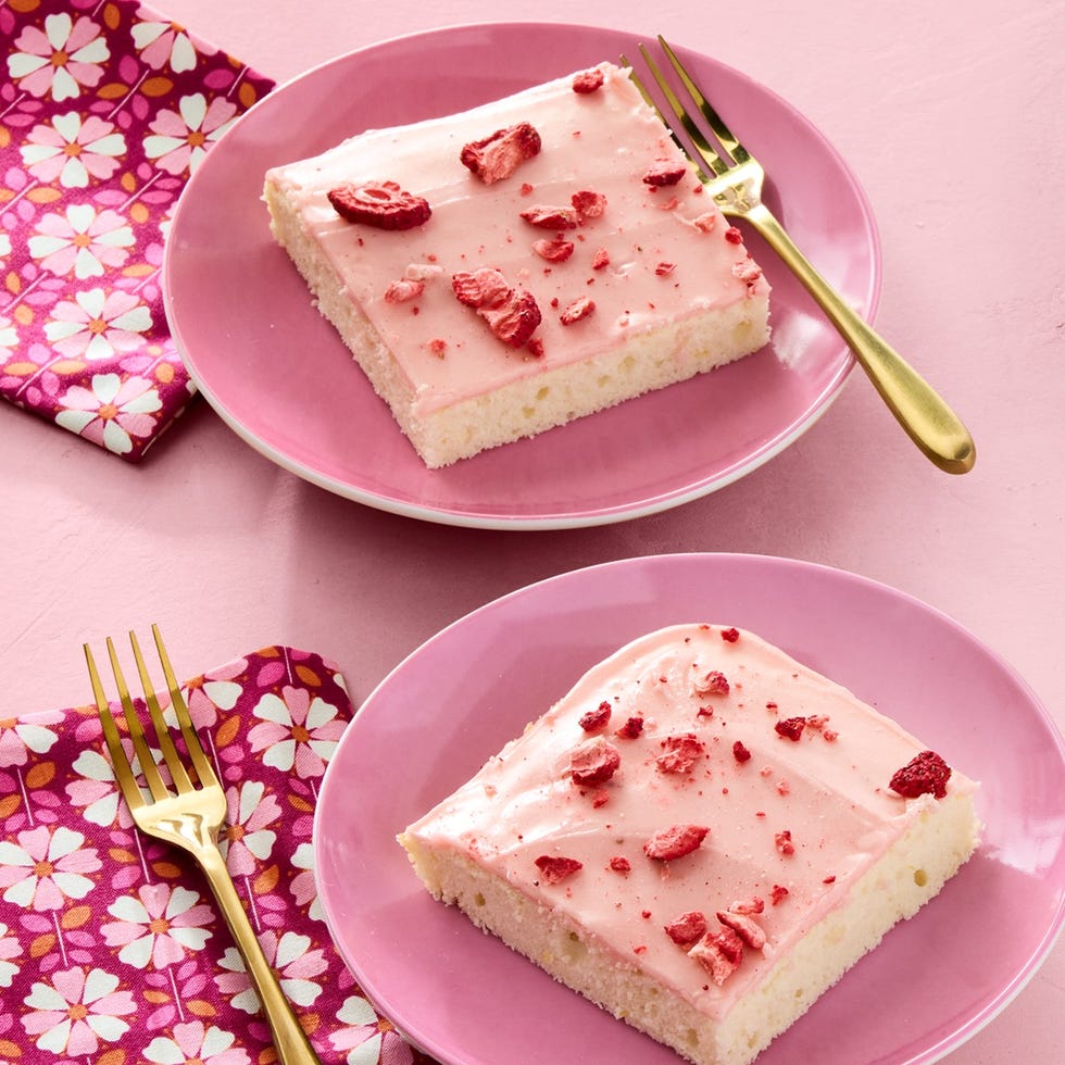 pink lemonade sheet spring cake