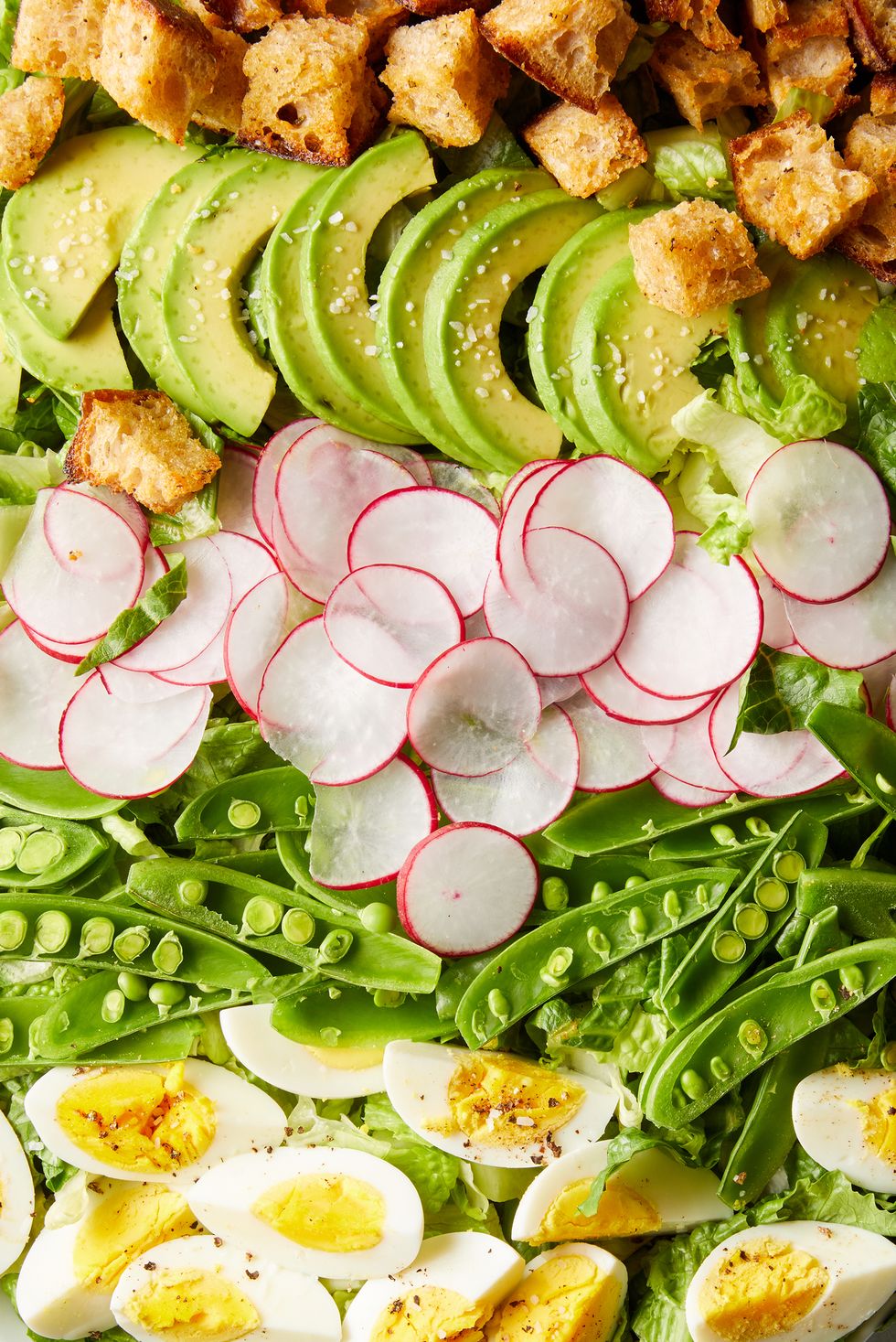 Spring Salad with Pickled Shallot & Avocado