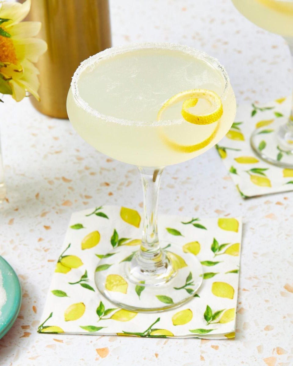 spring cocktails lemon drop martini