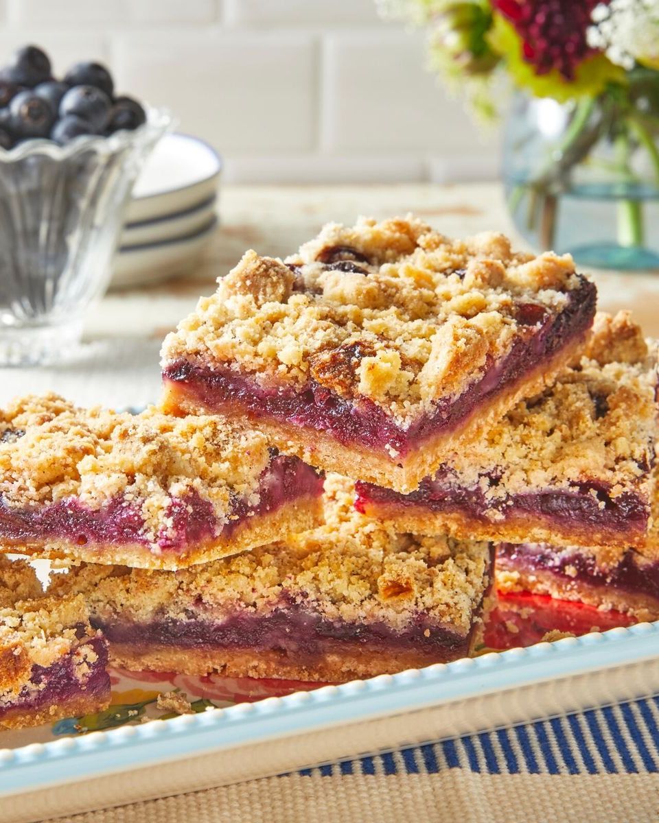 blueberry bars spring cookie recipe