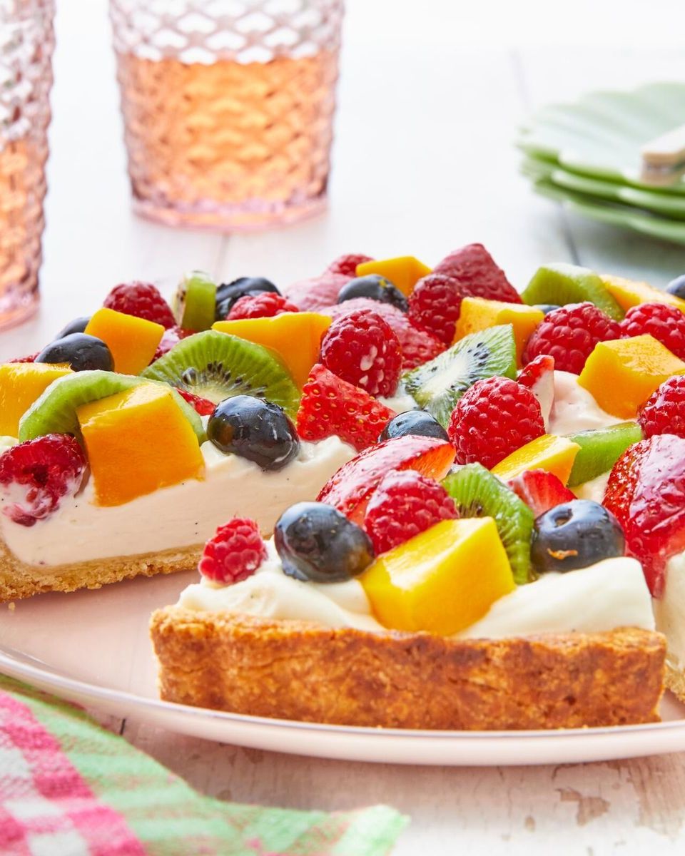 spring desserts fruit tart