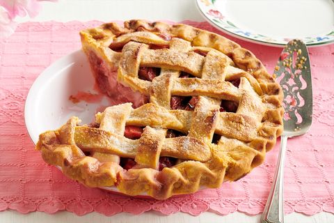 spring desserts rhubarb pie