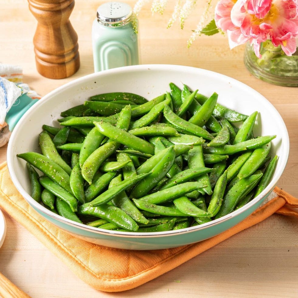 spring dinner ideas sugar snap peas