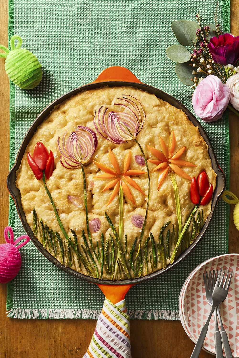 Decorated Focaccia (Focaccia d'Arte)