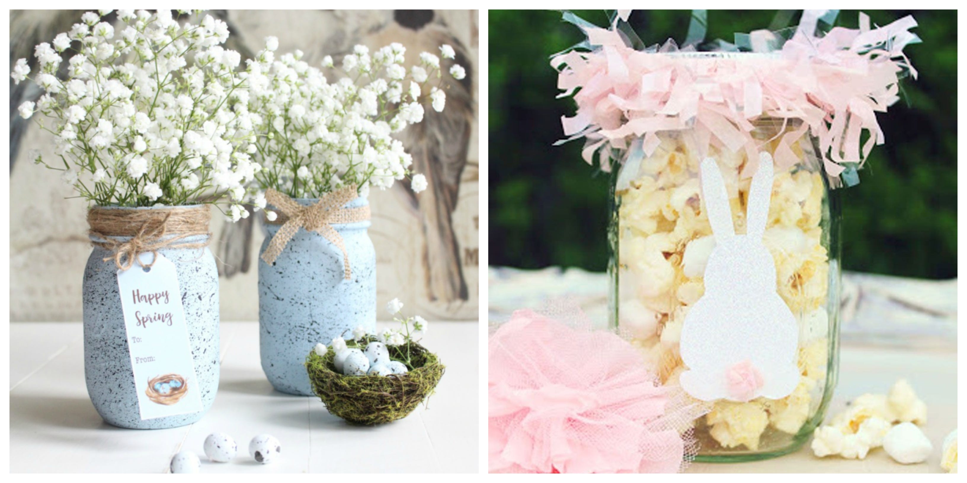 17 Cheerful Ways to Use Mason Jars for Spring and Easter