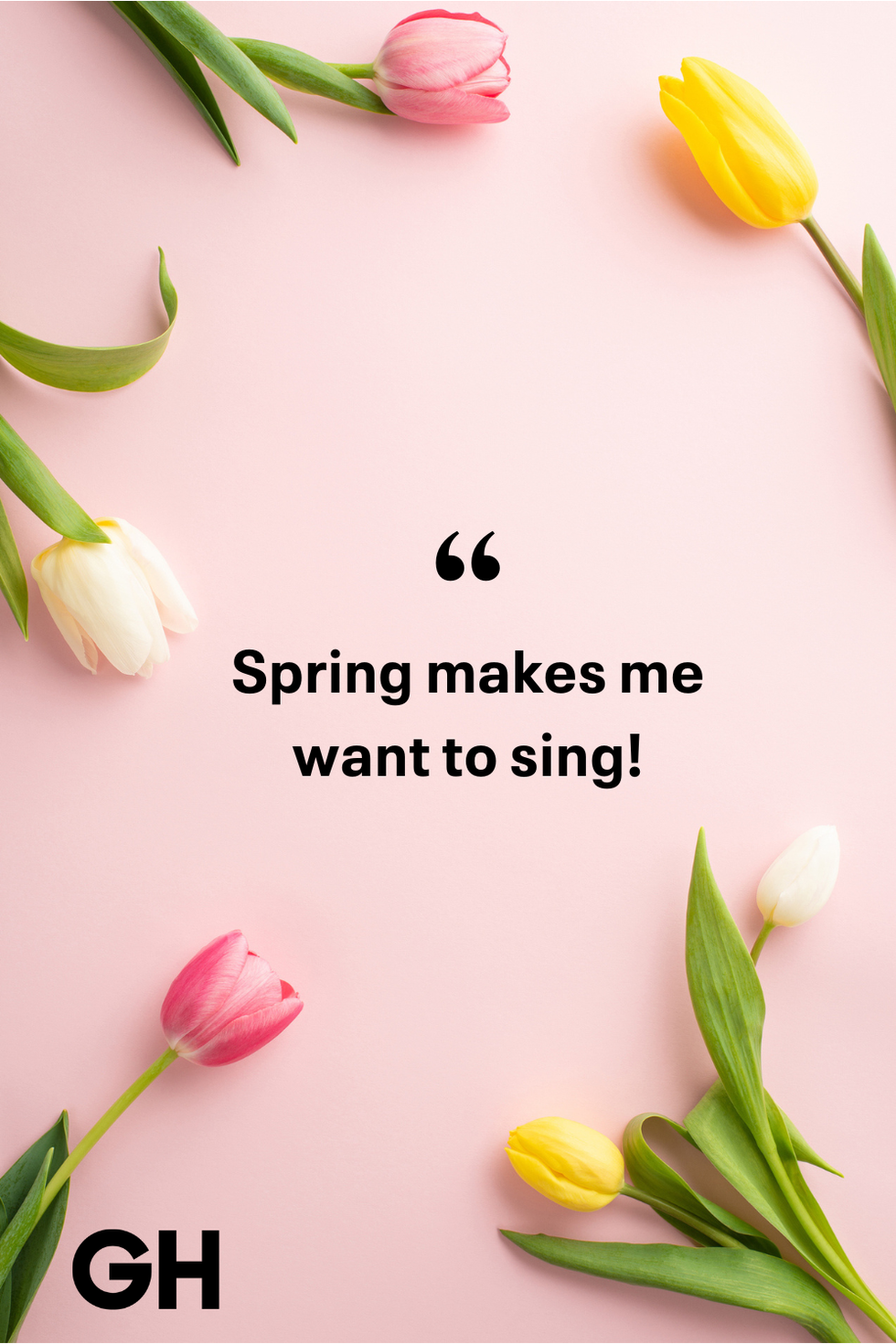 spring makes me want to sing