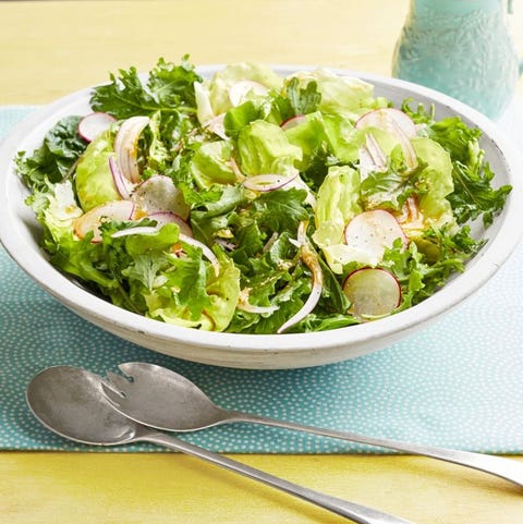 spring salad with radishes