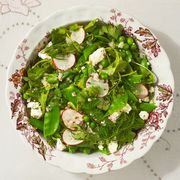 spring salads arugula pea and radish salad