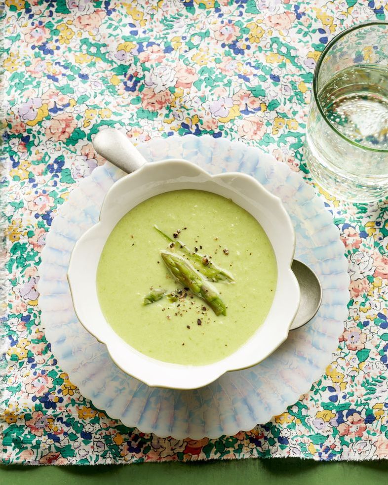 spring soup cream of asparagus soup