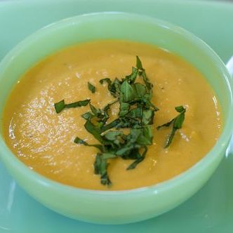 spring soup creamy carrot soup
