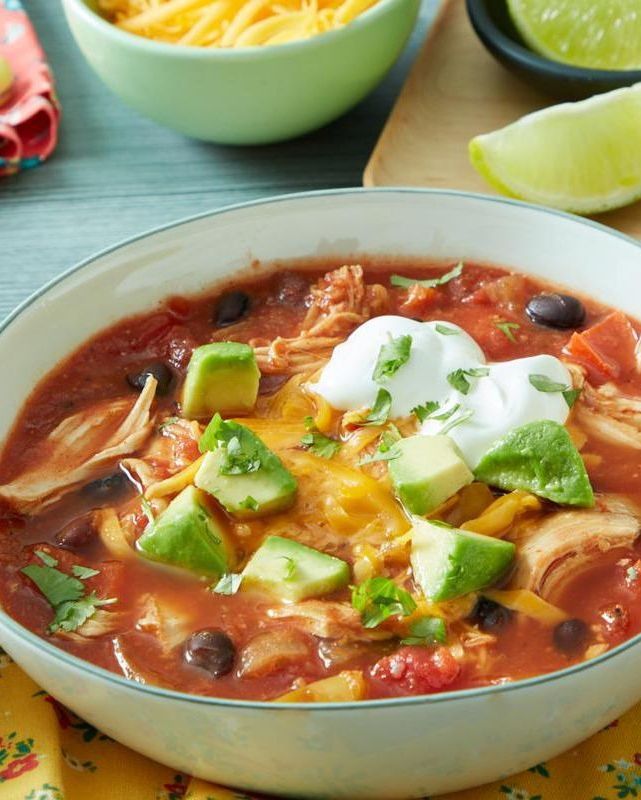 spring soups slow cooker chicken tortilla soup