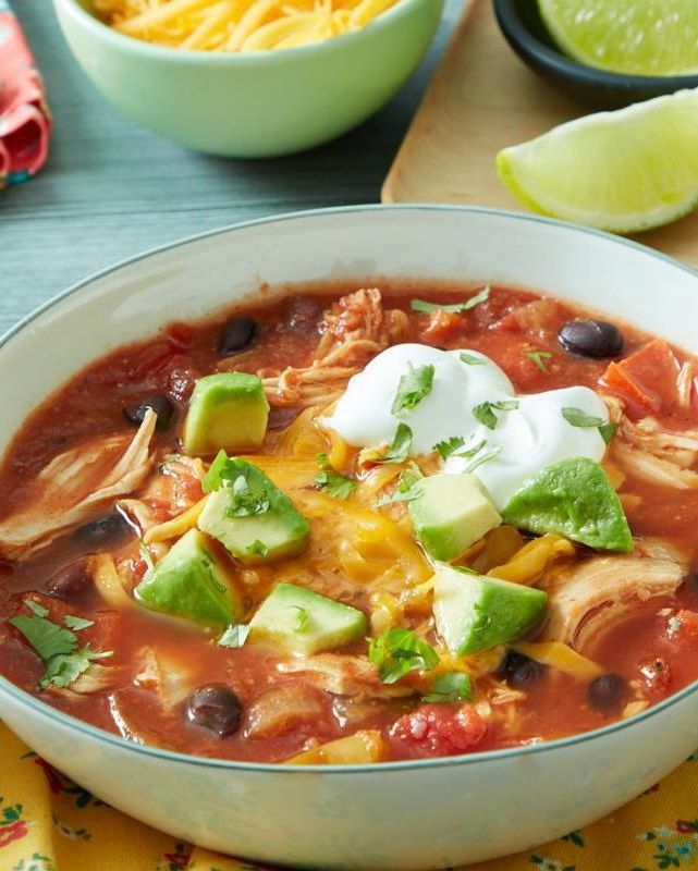 spring soups slow cooker chicken tortilla soup