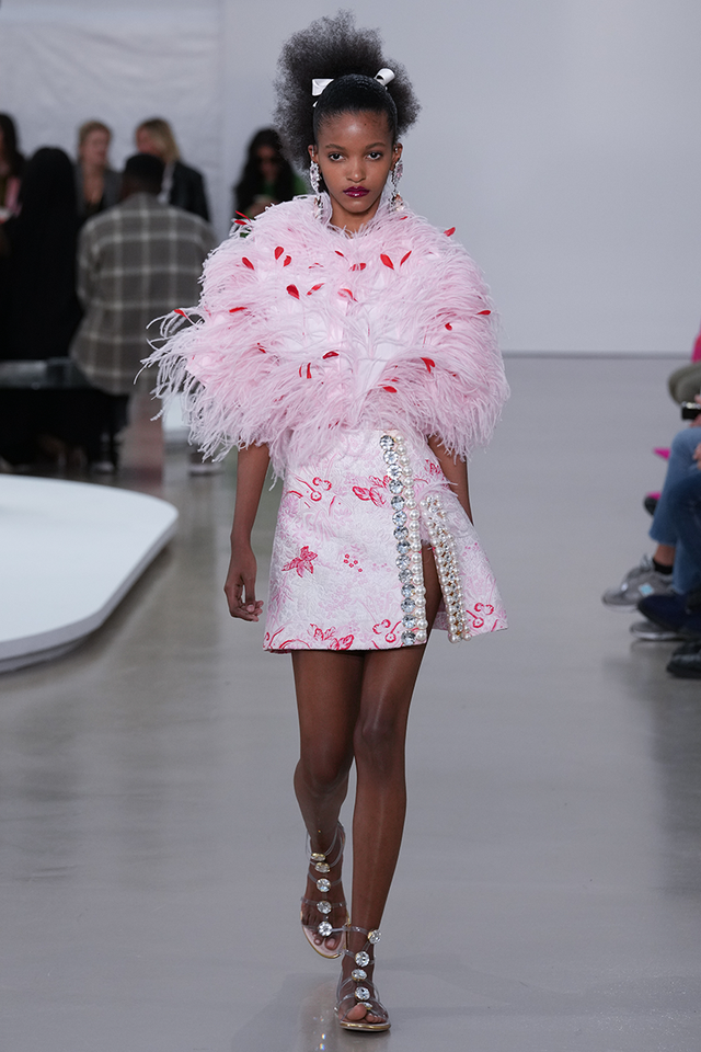 spring summer 2022 fashion trends feathers