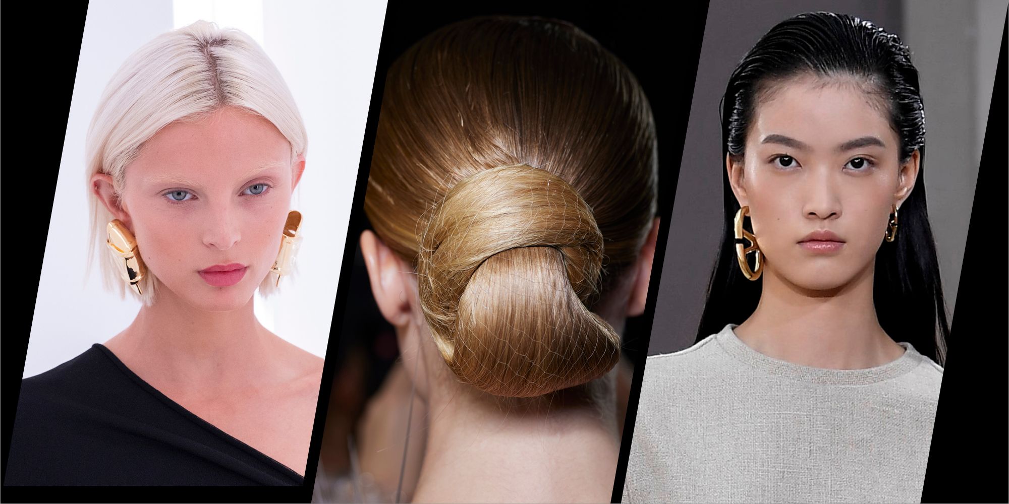 Spring/summer 2024 hair trends - SS24 catwalk hairstyle trends