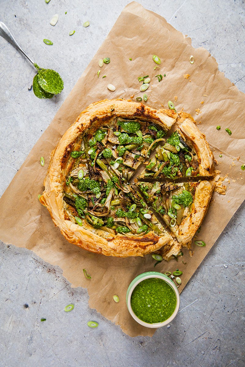 Spring Seasonal Vegetable Galette Hack