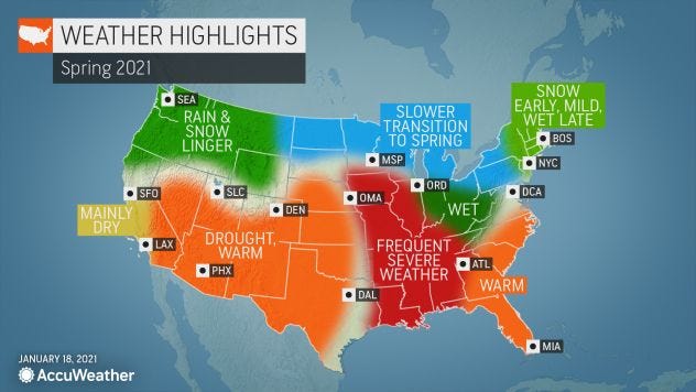 accuweather spring forecast
