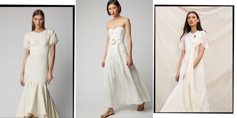 個性派花嫁にぴったり♡ モードなホワイトドレスリスト｜ELLE