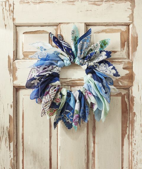 handkerchief spring wreath
