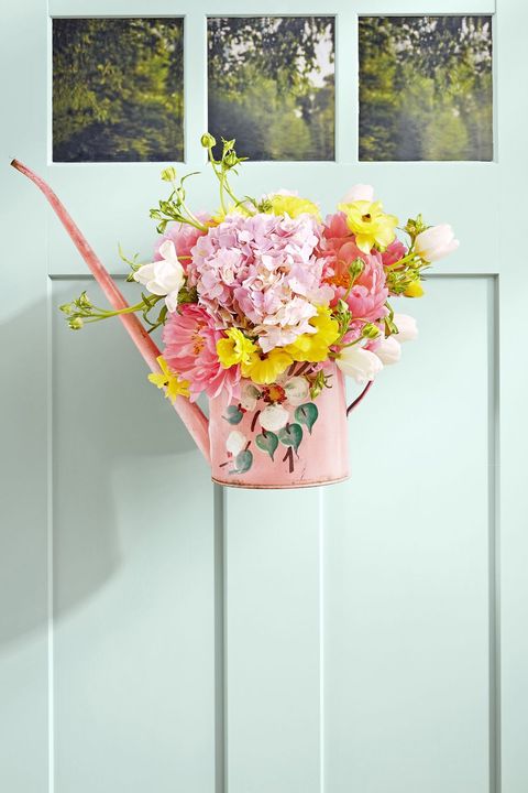 Spring Wreath - Watering Can Wreath