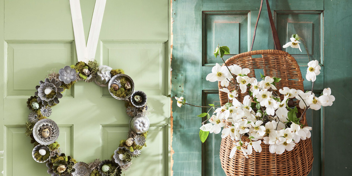 Easy to Make Spring Wreath - Sweet Pea